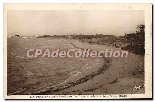 Ansichtskarte AK Fromentine La Plage Accedant A I'Entree Du Goulet