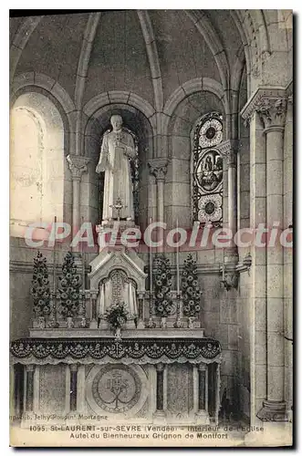 Cartes postales Saint Laurent Sur Sevre Interieur De I'Eglise