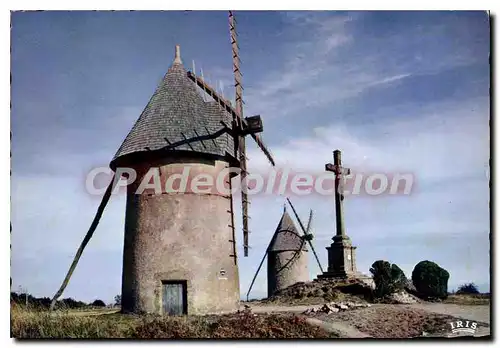 Cartes postales moderne Bocage Vendeen Le Mont Des Alouettes moulins