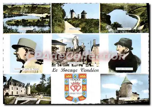 Cartes postales moderne Le Bocage Vendeen Mouchamps sainte-hermine-f�ole Chantonnay Mouilleron
