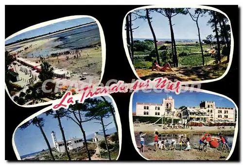 Cartes postales moderne La Tranche Sur Mer La Plage Un Sous Bois phare hotel de l'oc�an