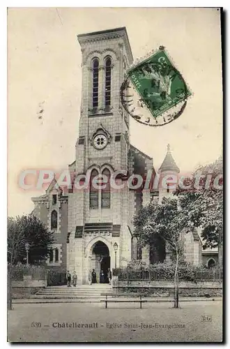 Cartes postales Chatellerault Eglise Saint Jean Evangeliste