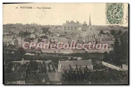 Cartes postales Poitiers Vue Generale
