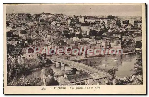 Cartes postales Poitiers Vue Generale De La Ville