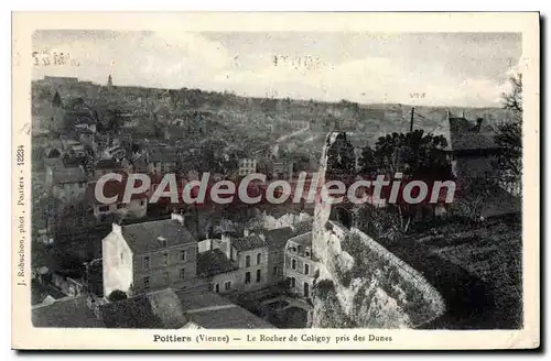 Ansichtskarte AK Poitiers Le Rocher De Coligny Pris Des Dunes