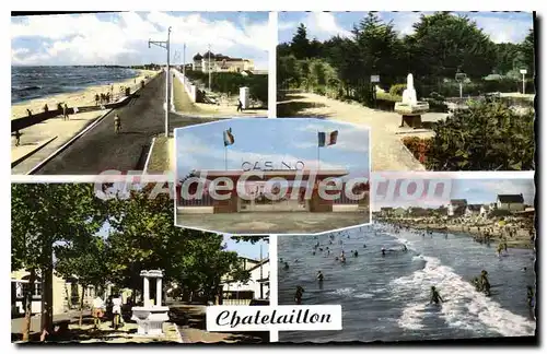 Ansichtskarte AK Chatelaillon La Digue Et Le Casino Le Parc