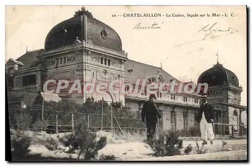 Cartes postales Chatelaillon Le Casino Facade Sur La Mer