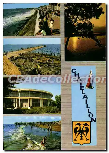 Cartes postales moderne Chatelaillon Le Remblai Et La Plage Les Boucholeurs casino plage