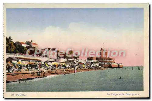 Cartes postales Fouras La Plage Et Le Semaphore