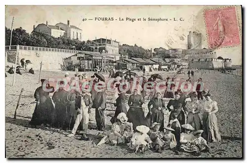 Cartes postales Fouras La Plage Et Le Semaphore