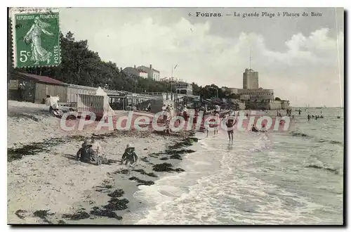 Cartes postales Fouras La Grande Plage A I'Heure Du Bain