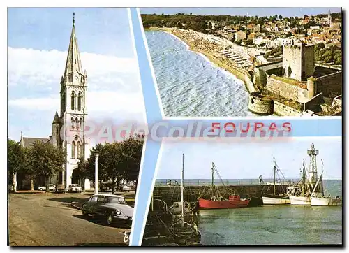 Cartes postales moderne Fouras La Grande Plage L'Eglise Le Semaphore