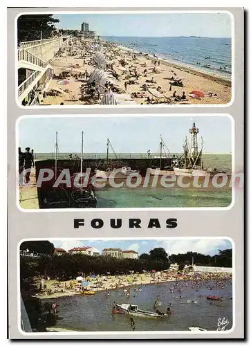 Cartes postales moderne Fouras La Grande Plage Le Port Nord plage