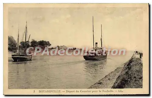 Ansichtskarte AK Boyardville Depart Du Courrier Pour La Rochelle