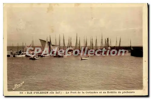 Ansichtskarte AK Ile D'Oleron Le Port De La Cotiniere Et Sa Flottille De Pecheurs