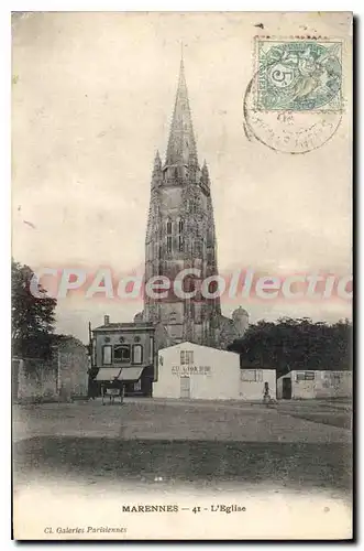 Cartes postales Marennes L'Eglise