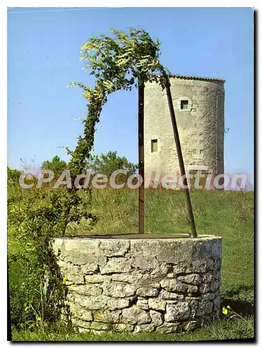 Moderne Karte Ile D'Oleron Le Chateau Un Vieux Puits