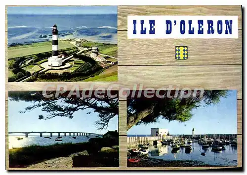 Cartes postales moderne Ile D'Oleron Le Phare De Chassiron Viaduc Oleron Continent cotiniere