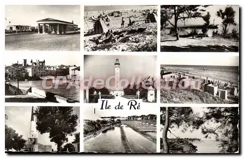 Ansichtskarte AK Ile De Re Sablanceaux la gare Rivedoux couarde st-Cl�ment