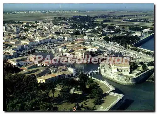 Moderne Karte Ile De Re Saint Martin De Re Vue Generale Aerienne