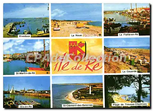 Cartes postales moderne Ile De Re rivedoux la noue couarde ars en r� Trousse-Chemises Flotte-en-r� St-Cl�ment-des-balei