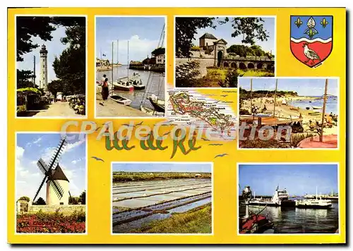 Cartes postales moderne Ile De Re Route Touristique Divers Aspects