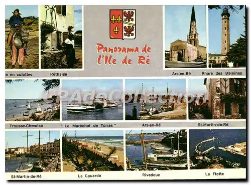 Cartes postales moderne Panorama De I'Ile De Re