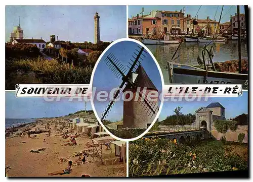 Cartes postales moderne Ile De Re Le Phare des Baleines Et Le Semaphore