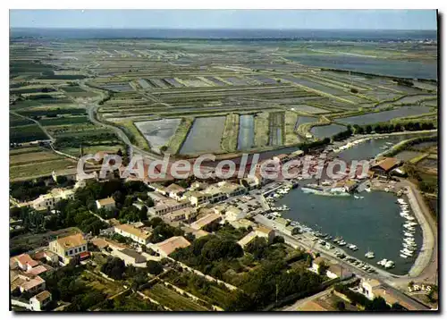 Moderne Karte Ile De Re Vue Generale Du Port D'Ars En Re marais salants