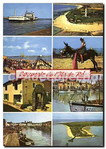 Cartes postales moderne Ile De Re L'Arivee Du Bac La Plage