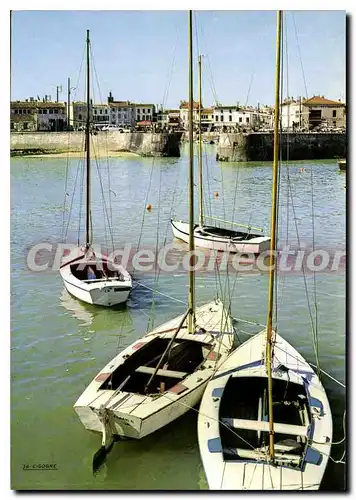 Moderne Karte Ile De Re Le Port Et La Ville De La Flotte En Re