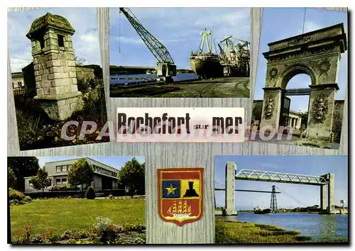 Cartes postales moderne Rochefort L'Echauguette Le Port La Porte Du Soleil