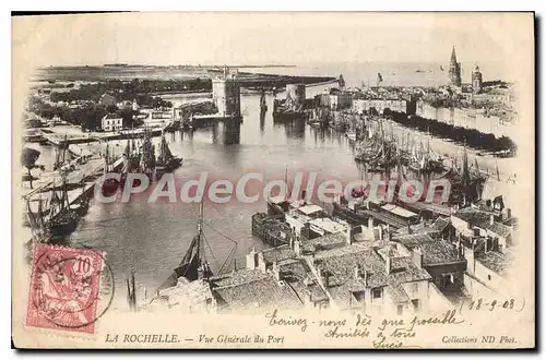 Cartes postales La Rochelle Vue Generale Du Port