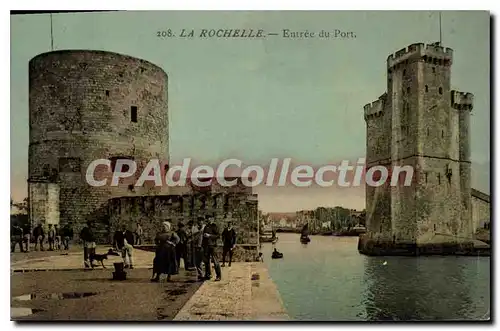 Cartes postales La Rochelle Entree Du Port