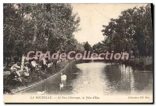 Ansichtskarte AK La Rochelle Le Parc Charruyer La Piece D'Eau