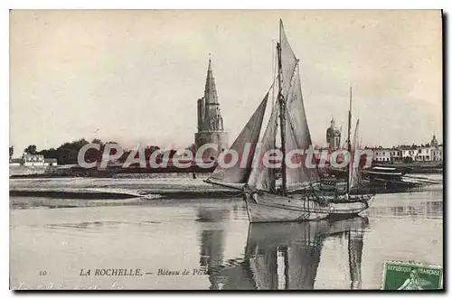 Cartes postales La Rochelle Bateau De Peche