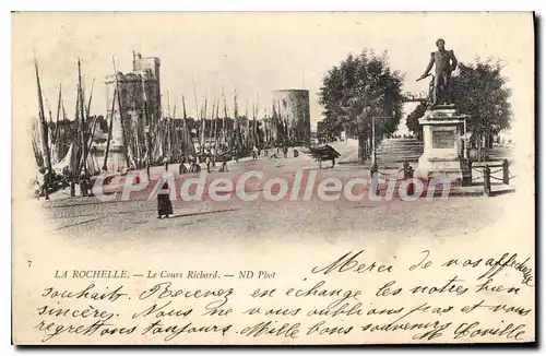 Cartes postales La Rochelle Le Cours Richard