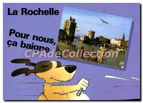 Cartes postales moderne La Rochelle Pour Nous Ca Baigne