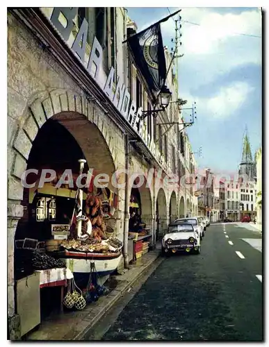 Moderne Karte La Rochelle Vieille Rue Et Tour Des Quatre Sergents