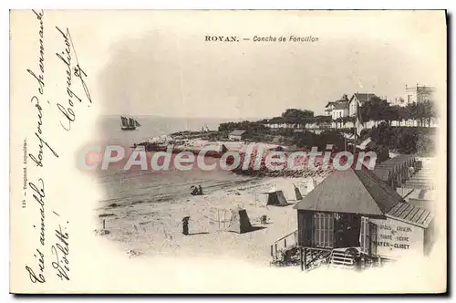 Cartes postales Royan Conche De Foncillon