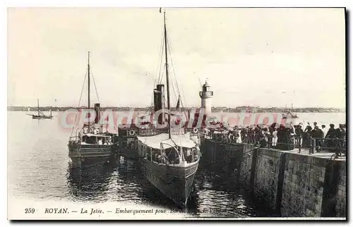 Cartes postales Royan La Jetee Embarquement Pour Bordeaux