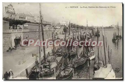 Cartes postales Royan Le Port Station Des Bateaux De Peche