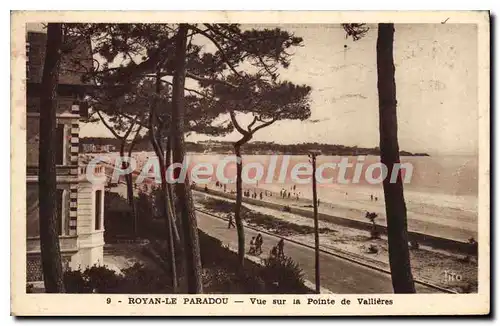 Ansichtskarte AK Royan Le Paradou Vue Sur La Pointe De Vallieres