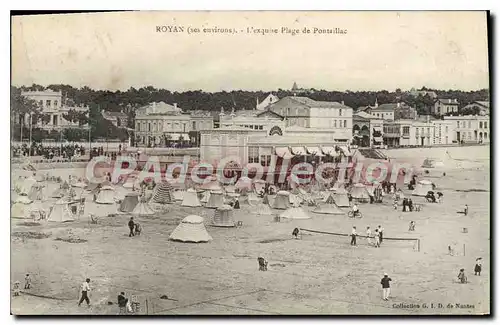 Cartes postales Royan L'Exquise Plage De Pontaillac