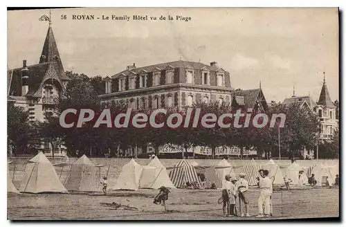 Ansichtskarte AK Royan Le Family Hotel Vu De La Plage