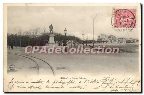 Cartes postales Royan Statue Pelletan