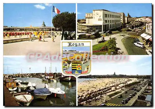 Moderne Karte Royan La Grande Plage La Poste