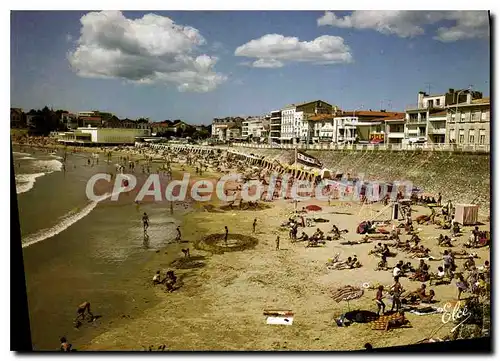 Moderne Karte Royan Pontaillac Vue Generale De La Plage