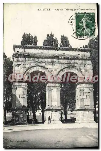 Ansichtskarte AK Saintes Arc De Triomphe