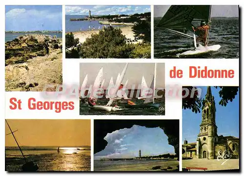 Cartes postales moderne St Georges De Didonne �glise port phare r�gate